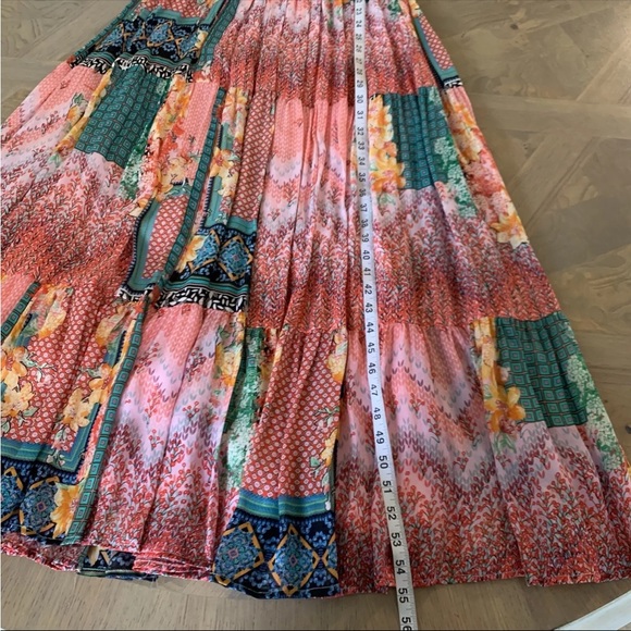 NWT Anthropologie Bhanuni Alessandra Maxi Dress size 0 Sleeveless Floral Lined - Picture 13 of 15